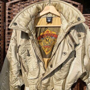 Emmegei Champagne Jumpsuit, Size 34